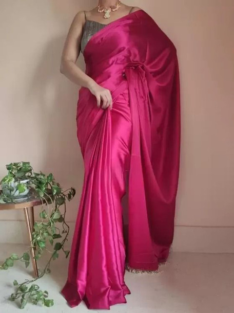 KALINI Women Satin Saree - Image 2