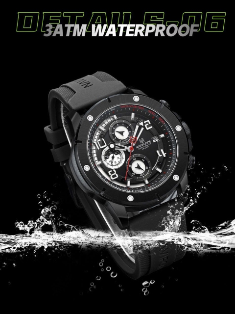 Naviforce Men Dial & Straps Analogue Chronograph Watch-NF8034_B B B - Image 2