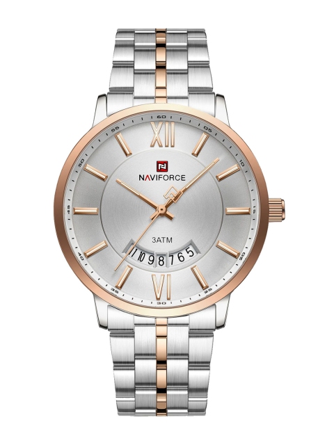 Naviforce Men Dial & Stainless Steel Straps Analogue Chronograph Watch NF9238G_S W RG - Image 3