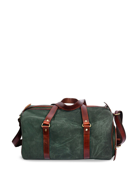 Celtic Small Green Canvas Sports & Gym Duffel Bag with Zip Closure - Image 2