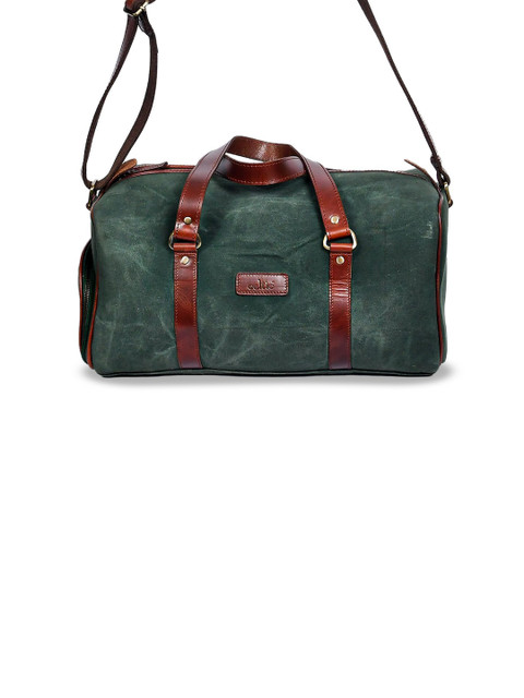 Celtic Small Green Canvas Sports & Gym Duffel Bag with Zip Closure - Image 6