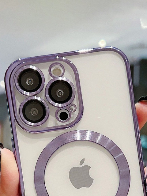 Luxury Kase Plating Magnetic Soft Cover iPhone 15 Pro Back Case - Image 3