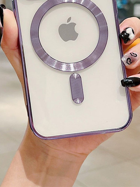 Luxury Kase Plating Magnetic Soft Cover iPhone 15 Pro Back Case - Image 4