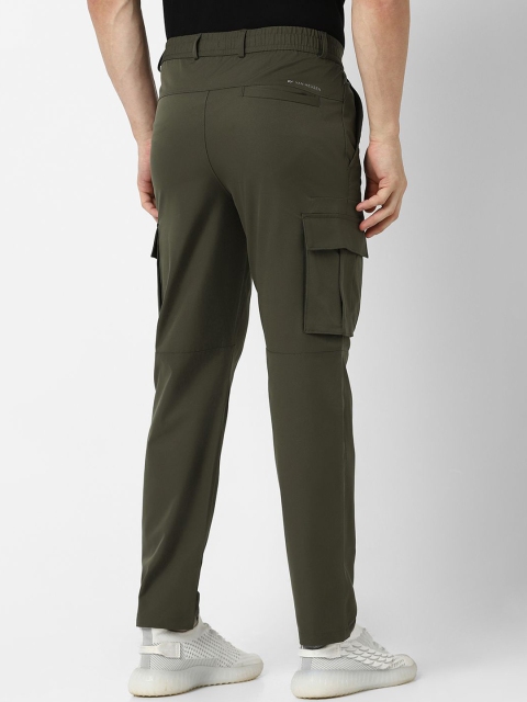 Van Heusen Flex Men High Waist Regular Fit Cargos Trousers - Image 3