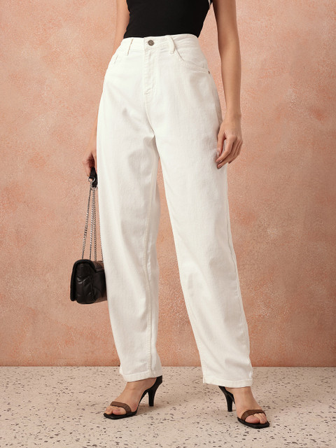 all about you Women High-Rise Stretchable Mom Fit Jeans