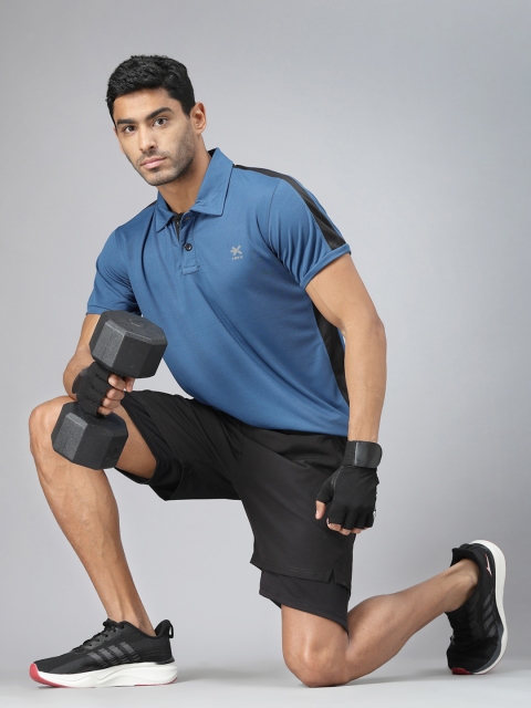 HRX by Hrithik Roshan Men Solid Polo Collar T-shirt - Image 7