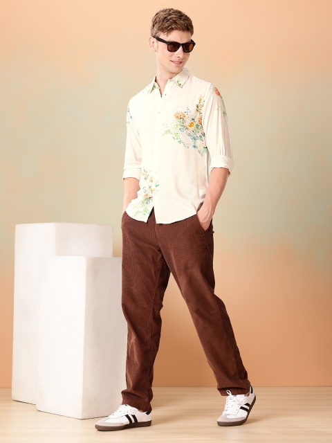 Mast & Harbour Opaque Floral Printed Casual Shirt - Image 6