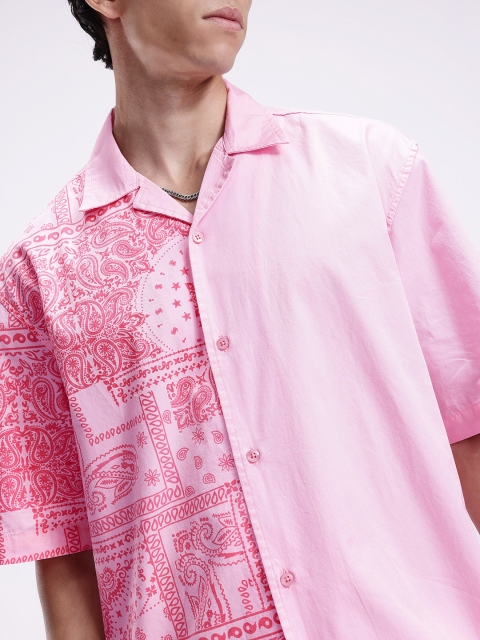 Kook N Keech Oversized Fit Ethnic Motifs Printed Pure Cotton Casual Shirt - Image 2