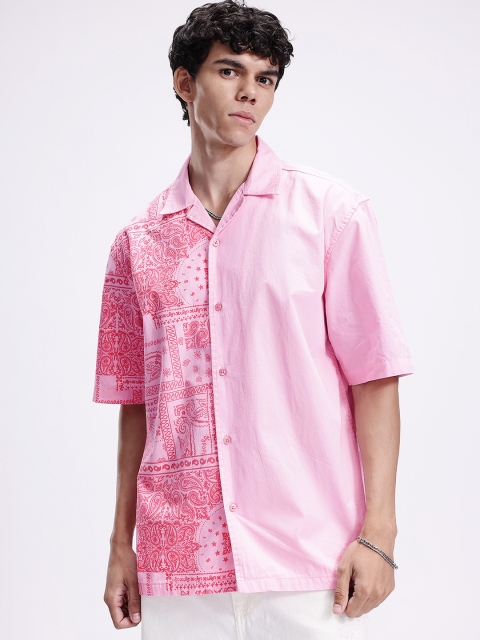 Kook N Keech Oversized Fit Ethnic Motifs Printed Pure Cotton Casual Shirt - Image 3