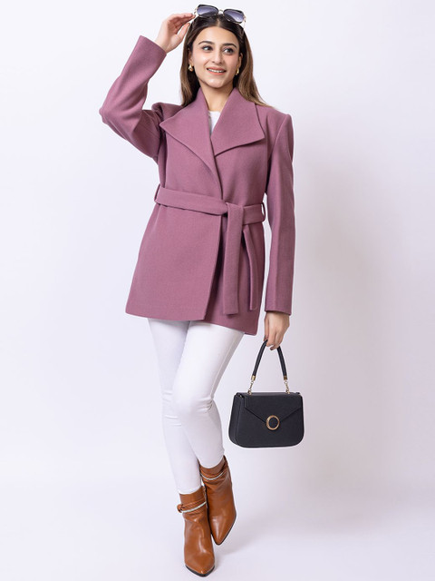 Club York Women Spread Collar Single-Breasted Overcoat - Image 6