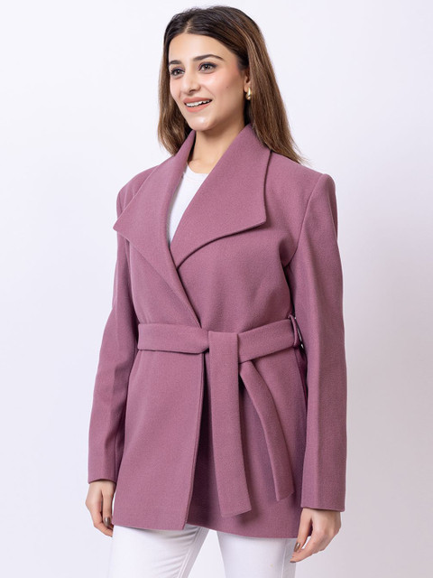 Club York Women Spread Collar Single-Breasted Overcoat - Image 4