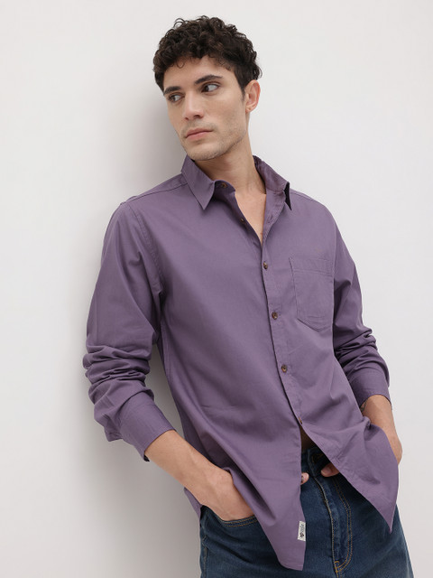Roadster Men Standard Casual Pure Cotton Shirt