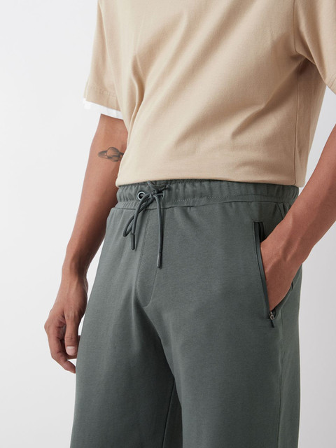Bewakoof Men's Grey Oversized Mid Rise Joggers - Image 6