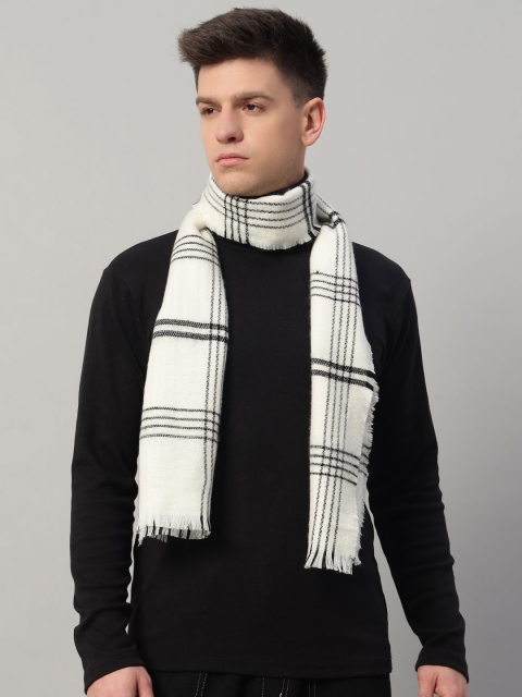 HANDICRAFT PALACE Men Checked Merino Wool Mufflers