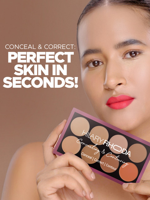 Hilary Rhoda 8 Shade Palette Colour Correct With High Coverage Concealer- 12 g -3 - Image 3