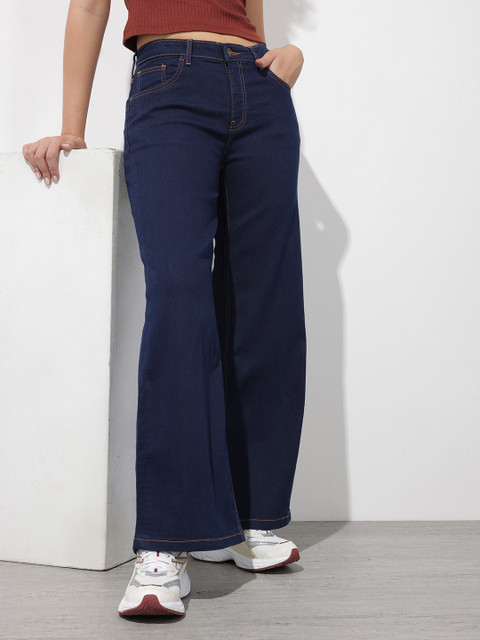 The Roadster Life Co. Women Wide Leg Jeans
