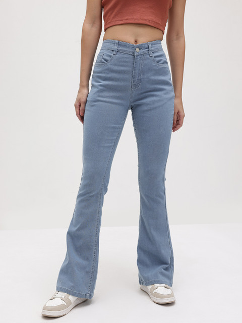 The Roadster Life Co. Women Bootcut Mid-Rise Stretchable Jeans