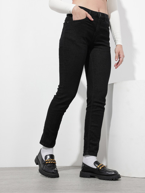 The Roadster Life Co. Women Slim Fit Mid-Rise Stretchable Jeans