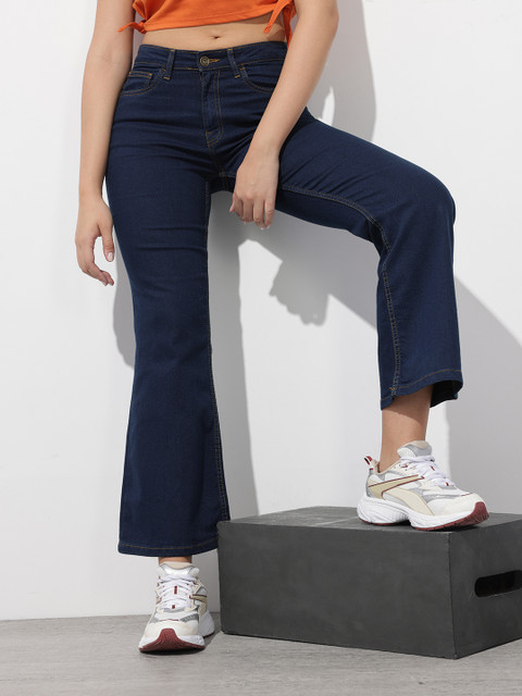 The Roadster Life Co. Women Flared Stretchable Jeans