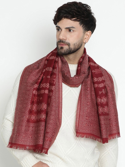 SHINGORA Men Patterned Merino Wool Mufflers - Image 2
