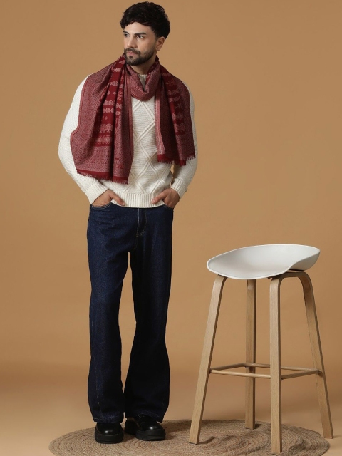 SHINGORA Men Patterned Merino Wool Mufflers - Image 4