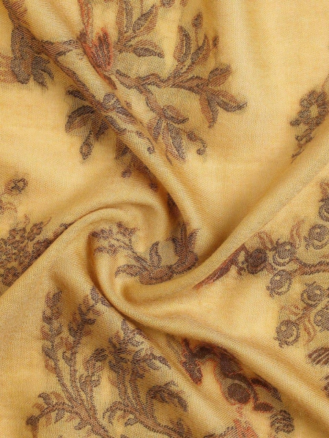 SHINGORA Men Woven Design Woolen Jacquard Stoles - Image 5