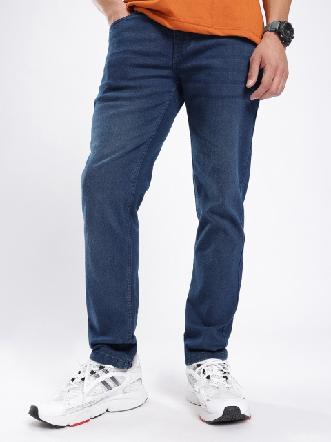 glitchez Men Slim Fit Light Fade Stretchable Jeans
