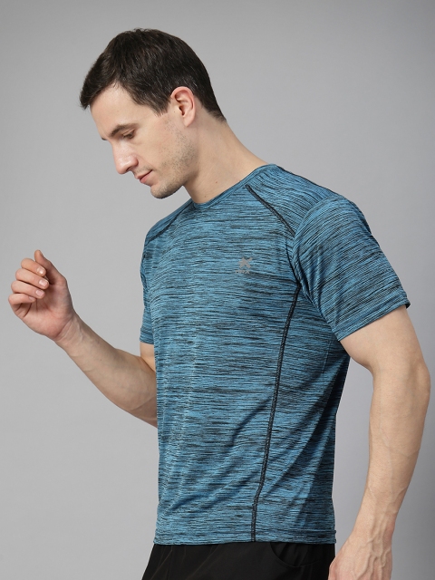 HRX by Hrithik Roshan Men Solid Rapid-Dry Round Neck T-shirt - Image 5