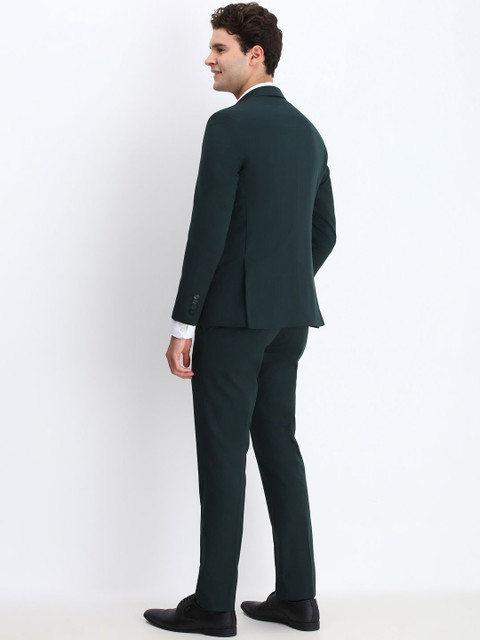Allen Solly Men Slim Fit Single-Breasted Two Piece Suit - Image 5