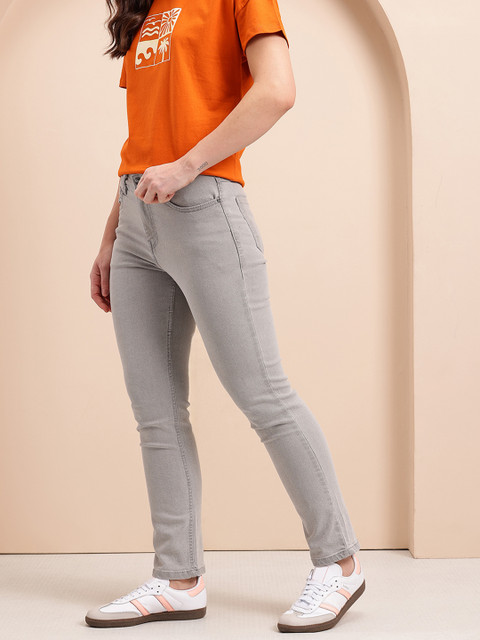 Mast & Harbour Women Slim Fit Stretchable Jeans