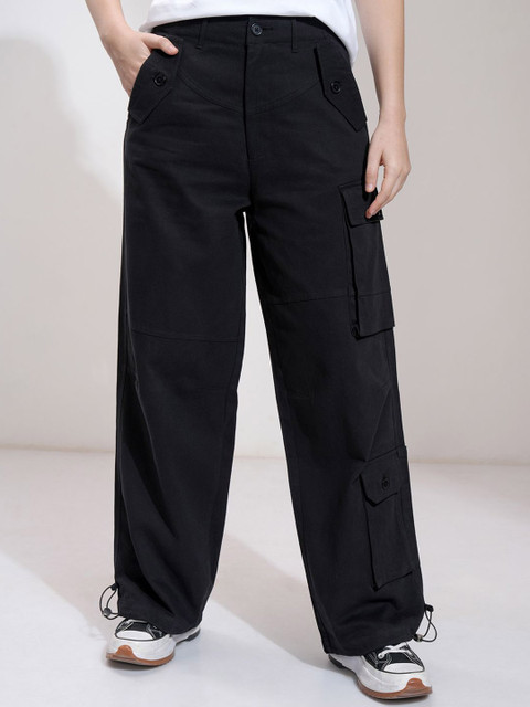 Street By Tokyo Talkies Women Straight Fit Cargos Trousers