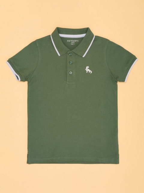 Pantaloons Junior Boys Polo Collar T-shirt