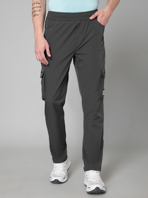 TURNFIT Men Straight-Fit Mid-Rise Cargo Track Pants - Image 2