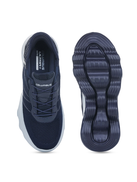 Columbus Men Round Toe Lace-Ups Sneakers - Image 4