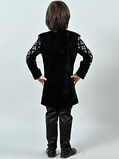ahhaaaa Boys Embroidered Sherwani Set - Image 5