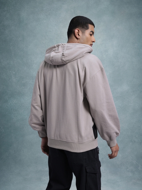 The Roadster Lifestyle Co. Colourblocked Hooded Pure Cotton Sweatshirt - Image 5
