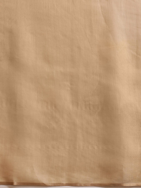 Silk Land Digital Print Floral Tissue Muga Silk Saree - Image 6