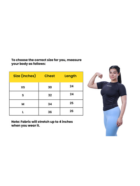 Coitonic Women Typography Printed Round Neck Slim Fit T-shirt - Image 5