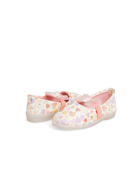 CHiU Girls Printed Lightweight Ballerinas - Image 5