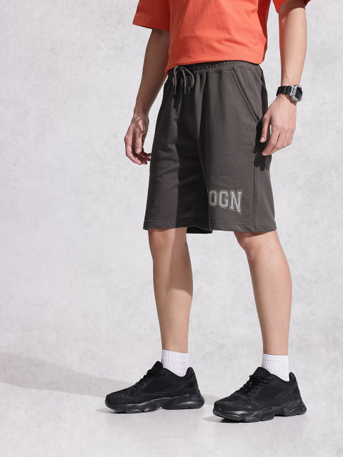 WROGN Men Pure Cotton Brand Logo Printed Shorts - Image 3