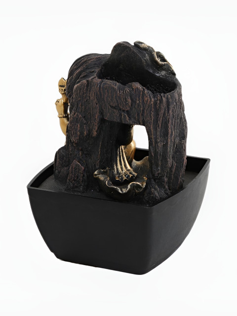 VIVARS CRAFT Black Lord Ganesha Water Fountains With Led Lights - Image 4