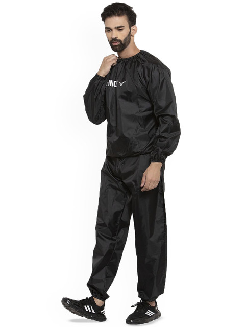 Invincible Printed Round Neck Mid-Rise Tracksuit - Image 4