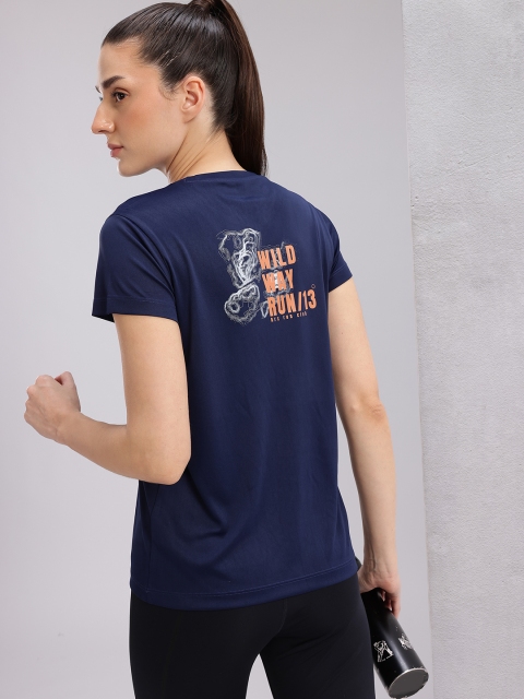 HRX by Hrithik Roshan Typography Print Rapid-Dry Running T-shirt