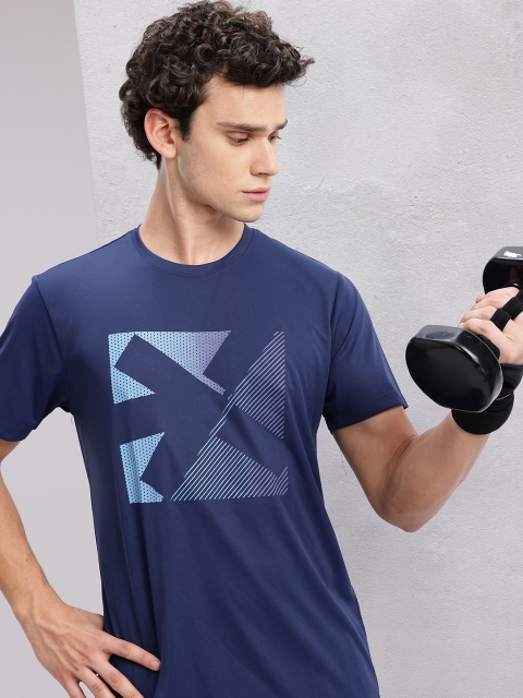 HRX by Hrithik Roshan Brand Logo Printed Rapid-Dry Training T-shirt
