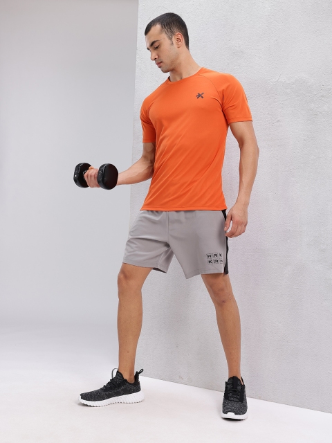 HRX by Hrithik Roshan Men Colourblocked Mid-Rise Training Shorts - Image 5