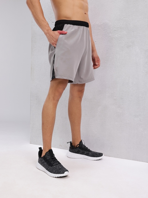 HRX by Hrithik Roshan Men Colourblocked Mid-Rise Training Shorts - Image 3