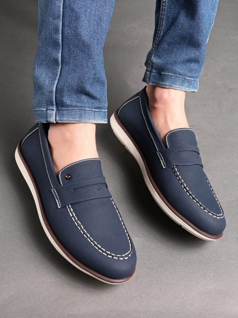 San Frissco Men Suede Slip-On Loafers