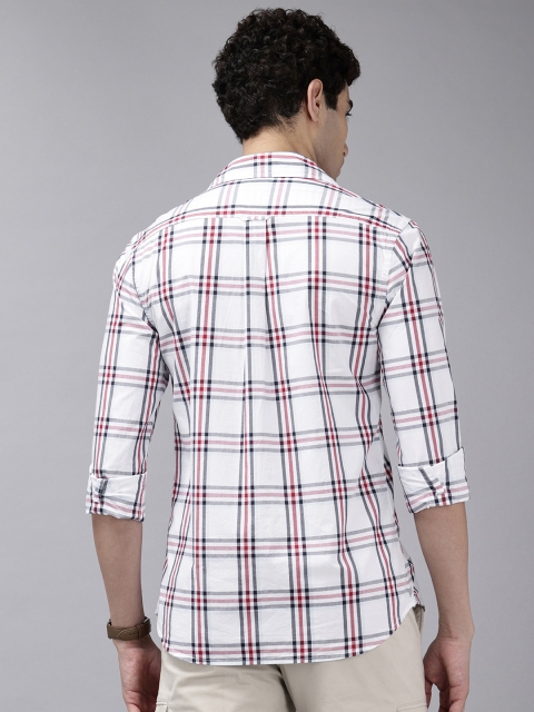 U.S. Polo Assn. Tailored Fit Checked Pure Cotton Casual Shirt - Image 5