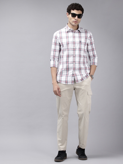 U.S. Polo Assn. Tailored Fit Checked Pure Cotton Casual Shirt - Image 6