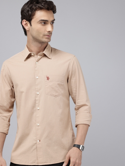 U.S. Polo Assn. Pure Cotton Tailored Fit Opaque Casual Shirt